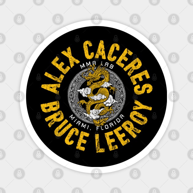 Alex "Bruce Leeroy" Caceres Magnet by huckblade